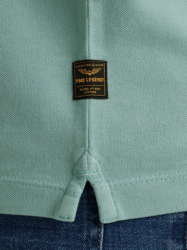 PME Legend Short sleeve polo pique garment dy
