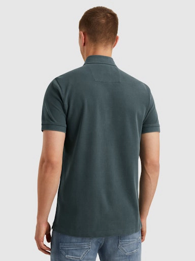 PME Legend Short sleeve polo pique garment dy