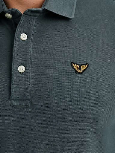 PME Legend Short sleeve polo pique garment dy