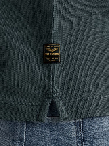 PME Legend Short sleeve polo pique garment dy