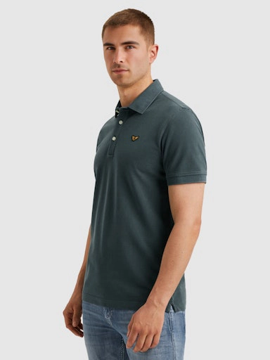 PME Legend Short sleeve polo pique garment dy