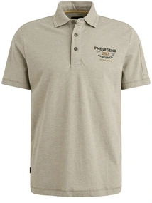 PME Legend Short sleeve polo pique melange