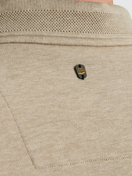 PME Legend Short sleeve polo pique melange