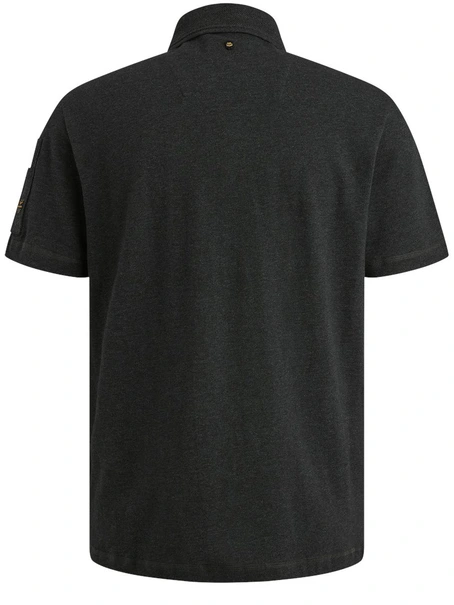 PME Legend Short sleeve polo pique melange