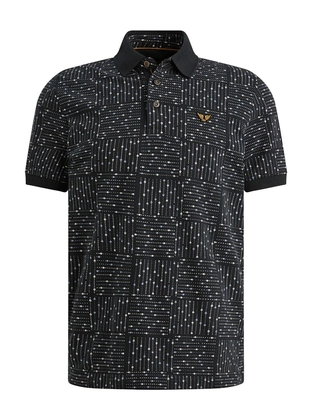 PME Legend Short sleeve polo printed fine piq
