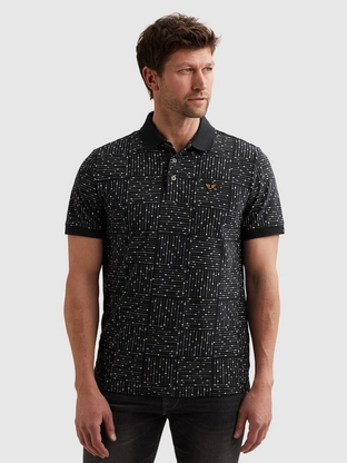 PME Legend Short sleeve polo printed fine piq