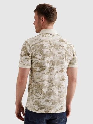PME Legend Short sleeve polo printed slub jer
