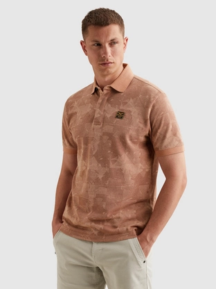 PME Legend Short sleeve polo printed two tone
