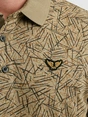 PME Legend Short sleeve polo slub jersey aop