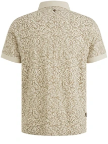PME Legend Short sleeve polo slub jersey aop