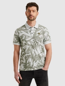 PME Legend Short sleeve polo slub jersey prin