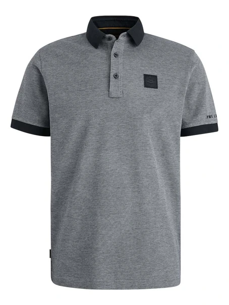 PME Legend Short sleeve polo two tone pique