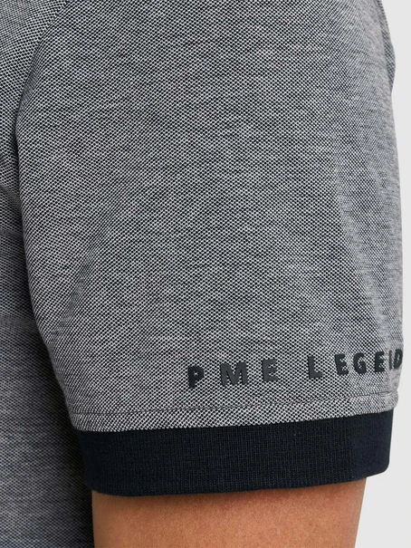 PME Legend Short sleeve polo two tone pique