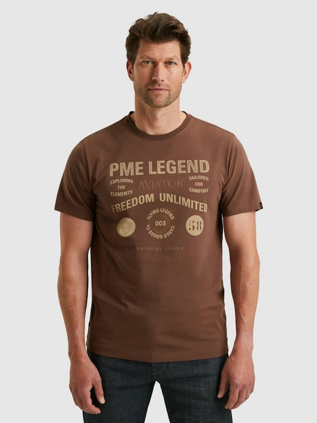 PME Legend Short sleeve r-neck cotton elastan