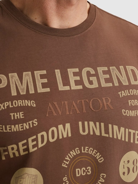 PME Legend Short sleeve r-neck cotton elastan