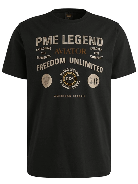 PME Legend Short sleeve r-neck cotton elastan