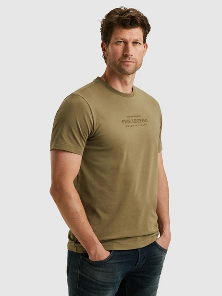 PME Legend Short sleeve r-neck cotton elastan