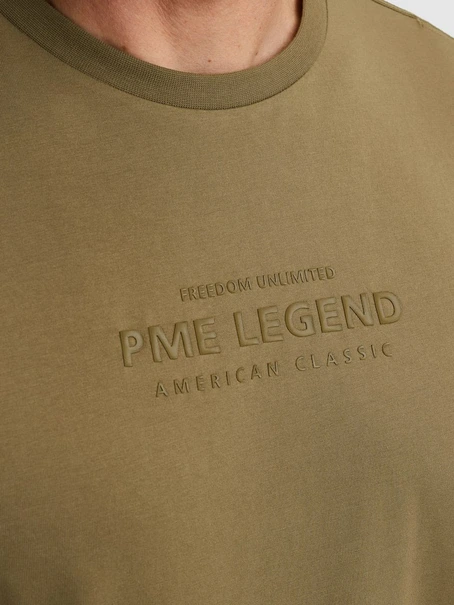 PME Legend Short sleeve r-neck cotton elastan