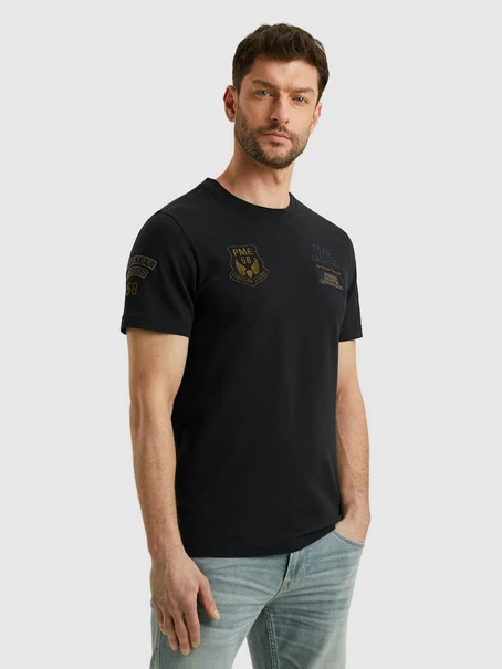 PME Legend Short sleeve r-neck flat waffel je