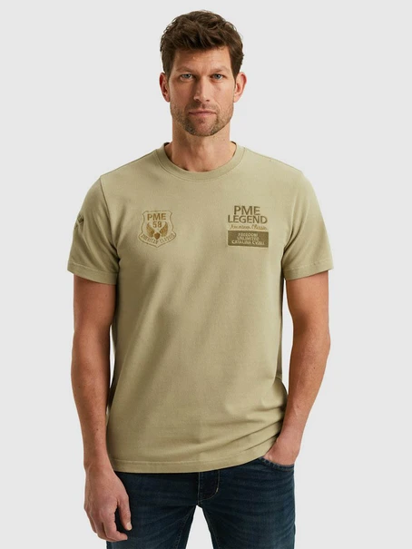PME Legend Short sleeve r-neck flat waffel je