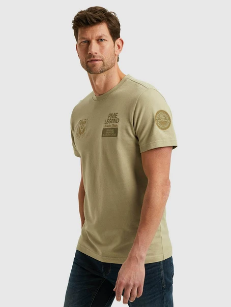 PME Legend Short sleeve r-neck flat waffel je