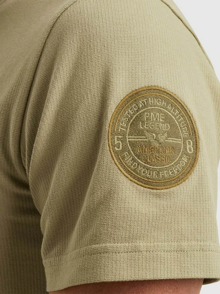 PME Legend Short sleeve r-neck flat waffel je