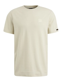 PME Legend Short sleeve r-neck jacquard strip