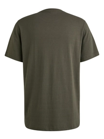 PME Legend Short sleeve r-neck jacquard strip