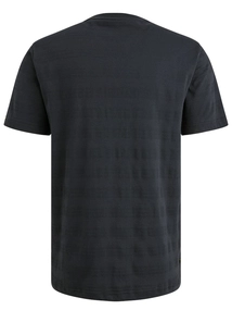 PME Legend Short sleeve r-neck jacquard strip