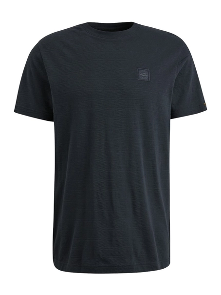 PME Legend Short sleeve r-neck jacquard strip