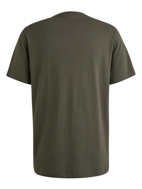 PME Legend Short sleeve r-neck jacquard strip