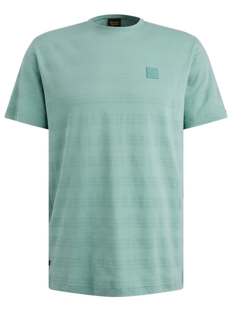 PME Legend Short sleeve r-neck jacquard strip