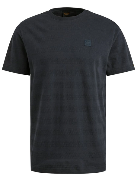 PME Legend Short sleeve r-neck jacquard strip