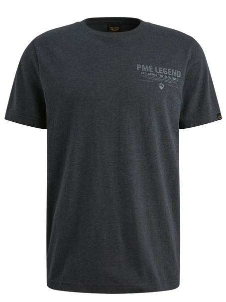PME Legend Short sleeve r-neck melange jersey