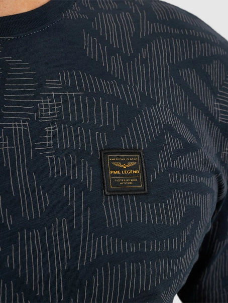 PME Legend Short sleeve r-neck slub jersey ao