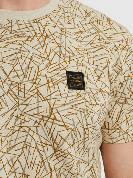 PME Legend Short sleeve r-neck slub jersey ao