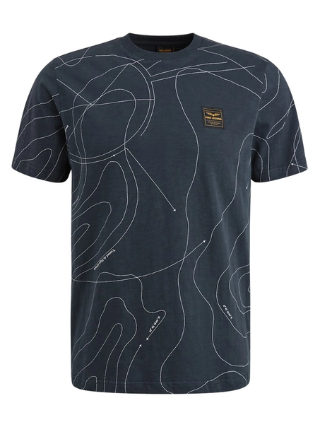 PME Legend Short sleeve r-neck slub jersey pa