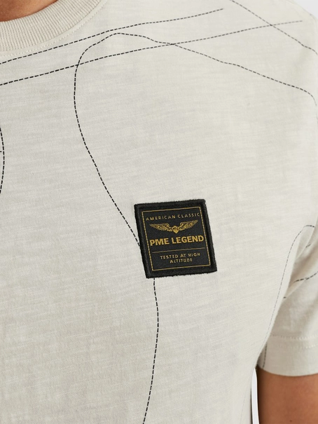 PME Legend Short sleeve r-neck slub jersey pa