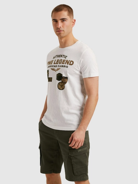 PME Legend Short sleeve r-neck slub jersey