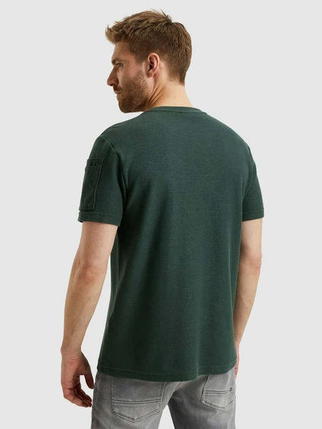 PME Legend Short sleeve r-neck structured piq