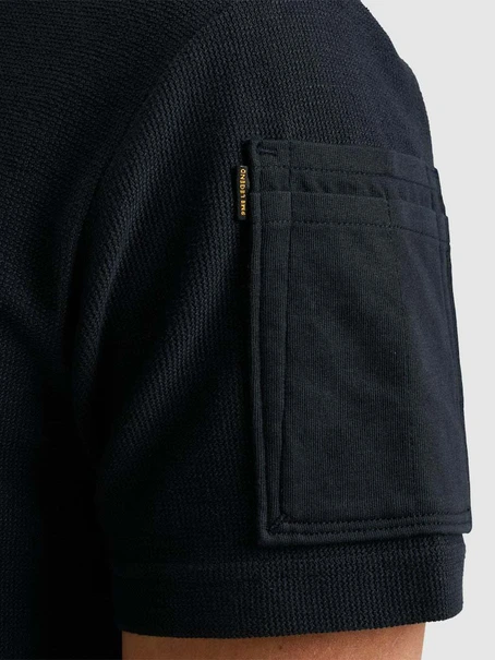 PME Legend Short sleeve r-neck structured piq