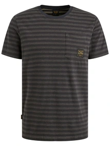 PME Legend Short sleeve r-neck textured yd st