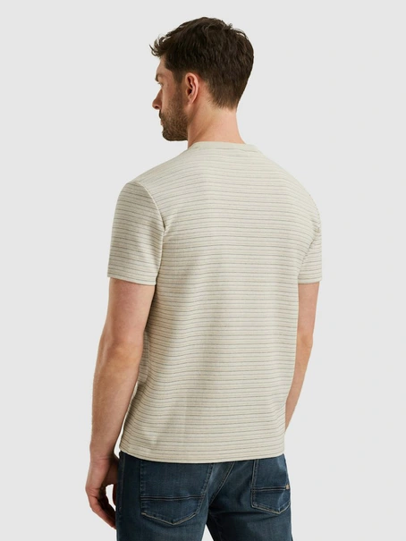 PME Legend Short sleeve r-neck textured yd st