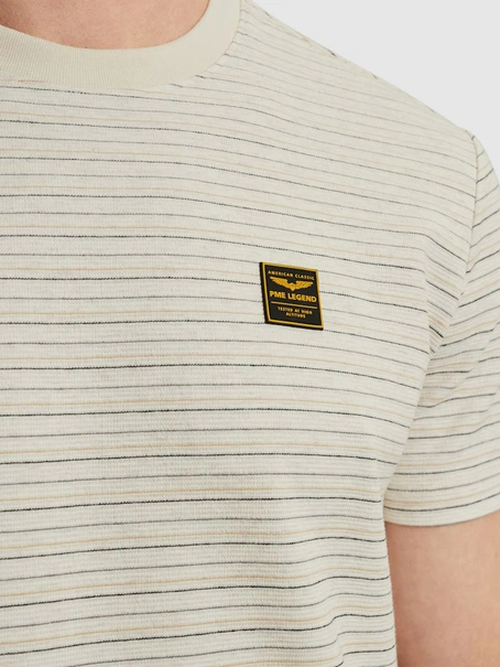 PME Legend Short sleeve r-neck textured yd st
