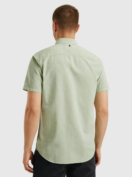 PME Legend Short Sleeve Shirt Ctn Linen 2 ton