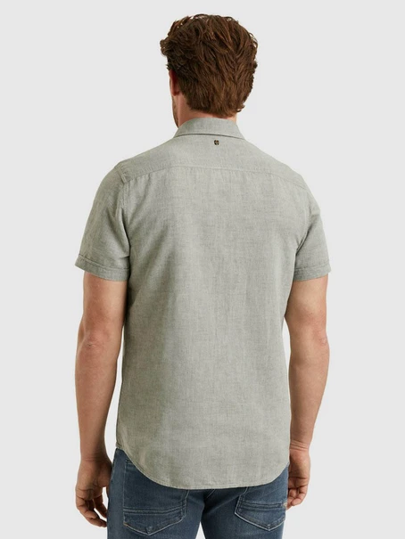 PME Legend Short Sleeve Shirt Ctn Linen 2 ton