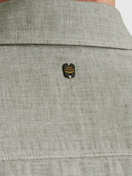 PME Legend Short Sleeve Shirt Ctn Linen 2 ton