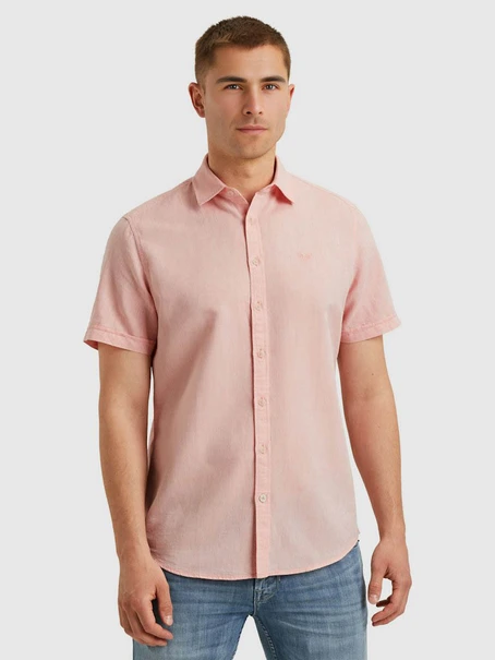 PME Legend Short Sleeve Shirt Ctn Linen 2 ton