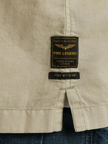 PME Legend Short Sleeve Shirt Ctn linen
