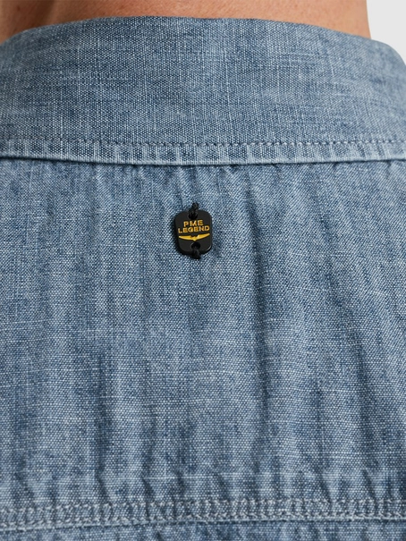 PME Legend Short Sleeve Shirt Indigo Chambray